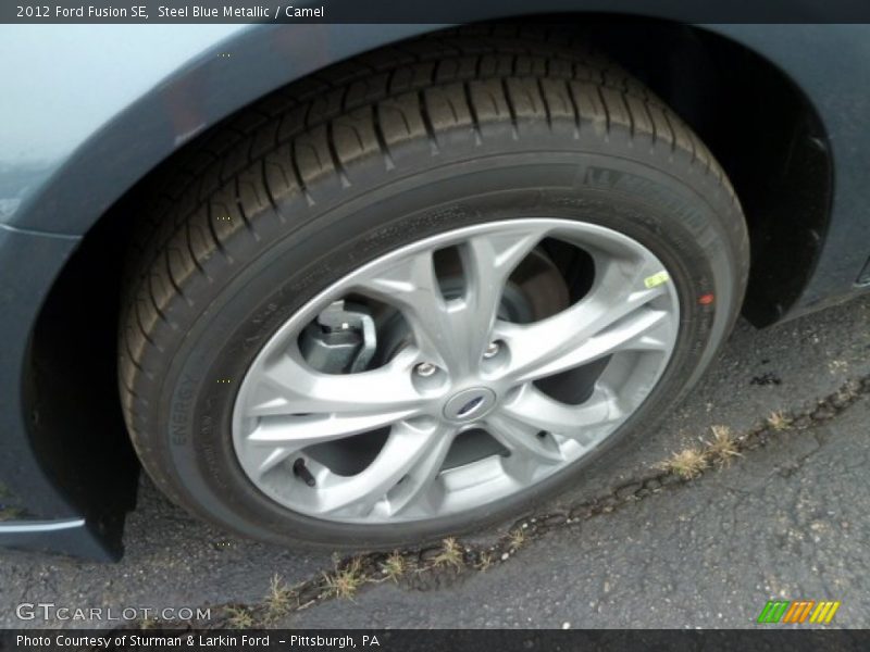 Steel Blue Metallic / Camel 2012 Ford Fusion SE