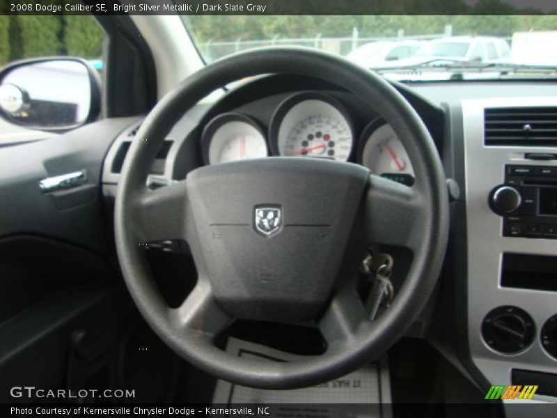 Bright Silver Metallic / Dark Slate Gray 2008 Dodge Caliber SE