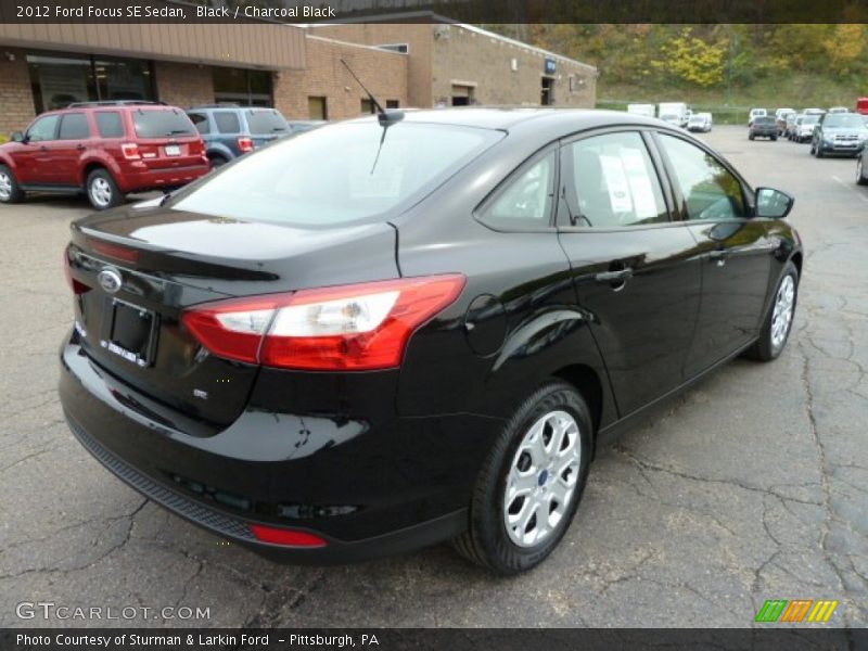 Black / Charcoal Black 2012 Ford Focus SE Sedan