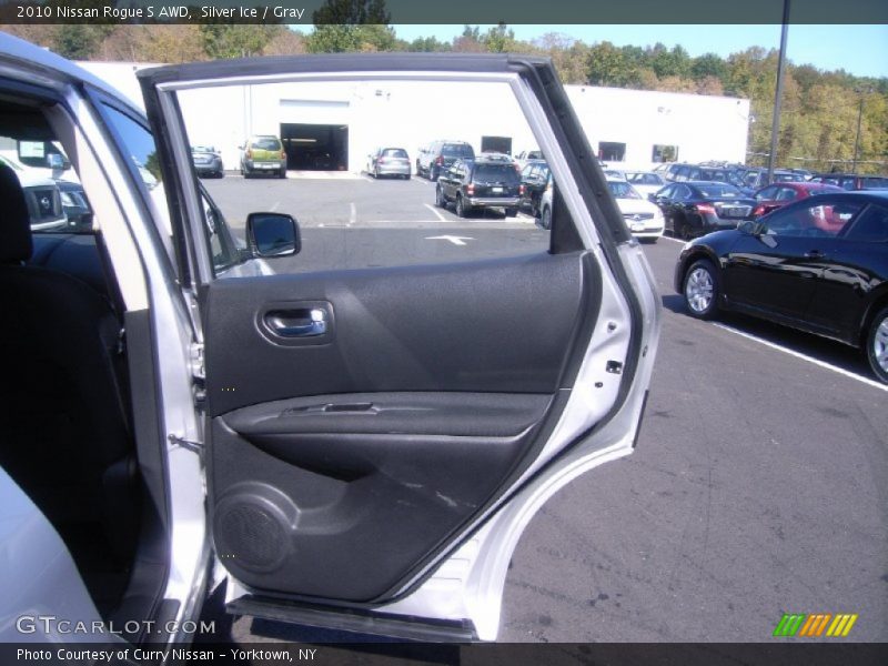 Silver Ice / Gray 2010 Nissan Rogue S AWD