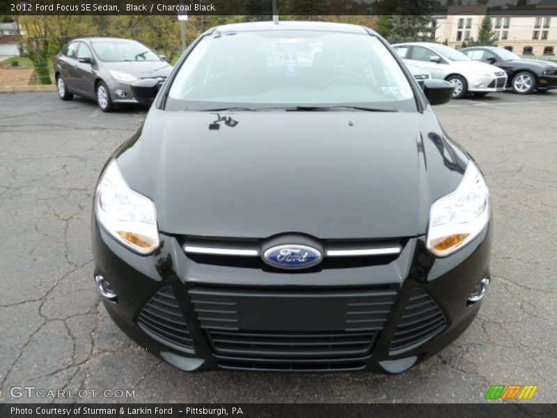 Black / Charcoal Black 2012 Ford Focus SE Sedan