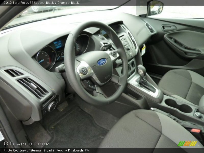 Black / Charcoal Black 2012 Ford Focus SE Sedan