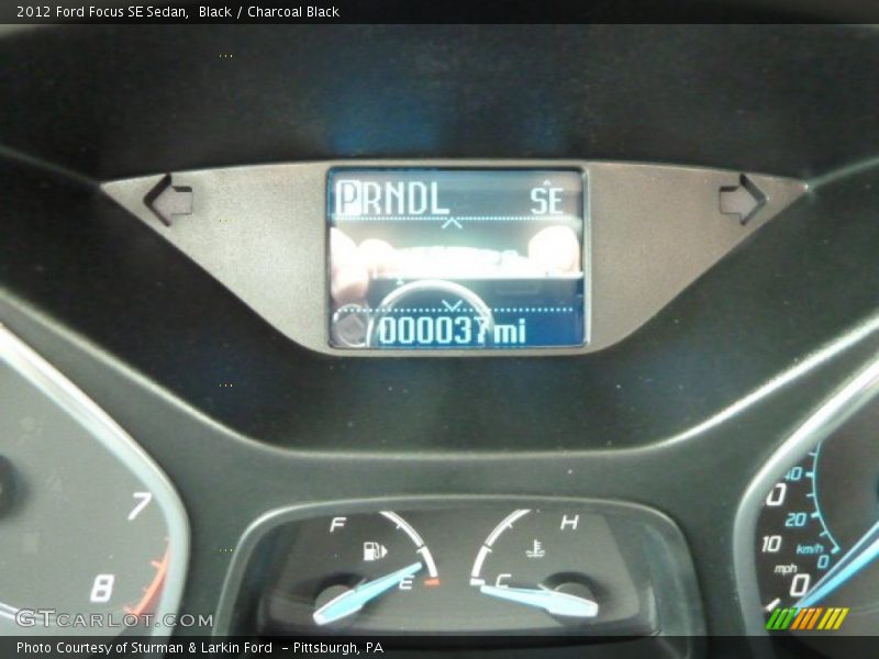 Black / Charcoal Black 2012 Ford Focus SE Sedan