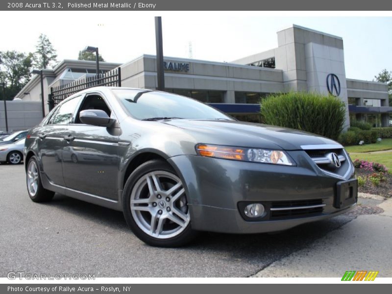 Polished Metal Metallic / Ebony 2008 Acura TL 3.2