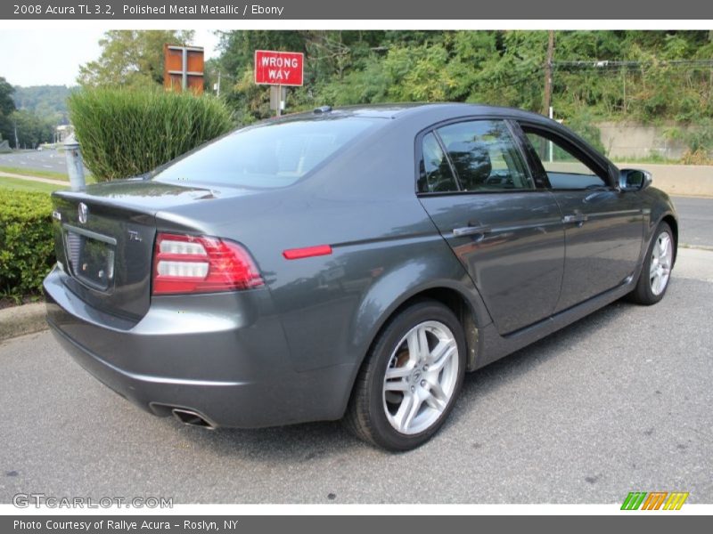 Polished Metal Metallic / Ebony 2008 Acura TL 3.2