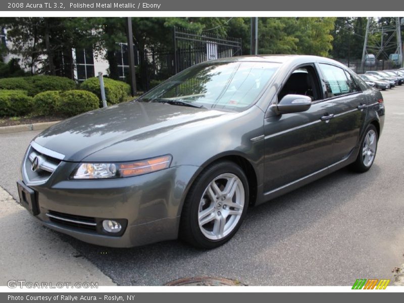 Polished Metal Metallic / Ebony 2008 Acura TL 3.2