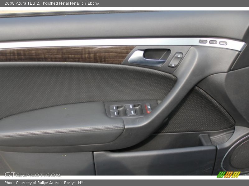 Polished Metal Metallic / Ebony 2008 Acura TL 3.2
