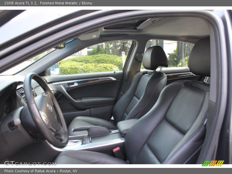 Polished Metal Metallic / Ebony 2008 Acura TL 3.2