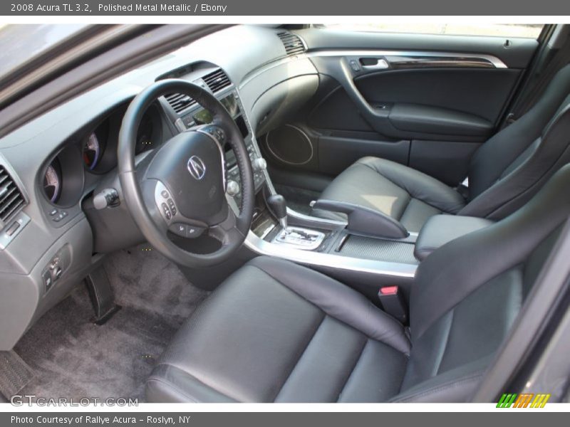 Polished Metal Metallic / Ebony 2008 Acura TL 3.2