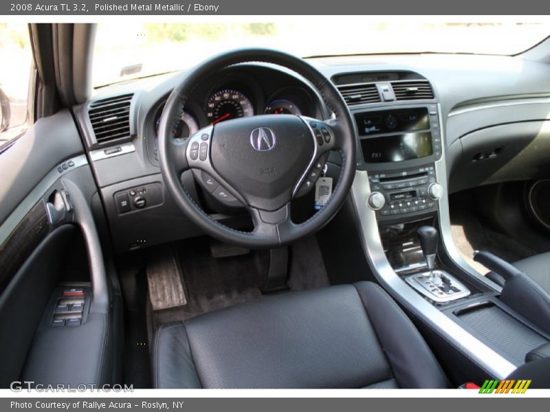 Polished Metal Metallic / Ebony 2008 Acura TL 3.2
