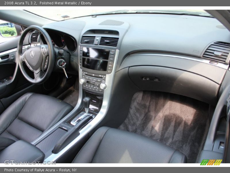 Polished Metal Metallic / Ebony 2008 Acura TL 3.2