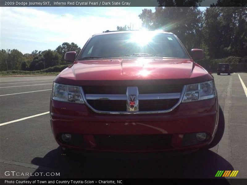 Inferno Red Crystal Pearl / Dark Slate Gray 2009 Dodge Journey SXT