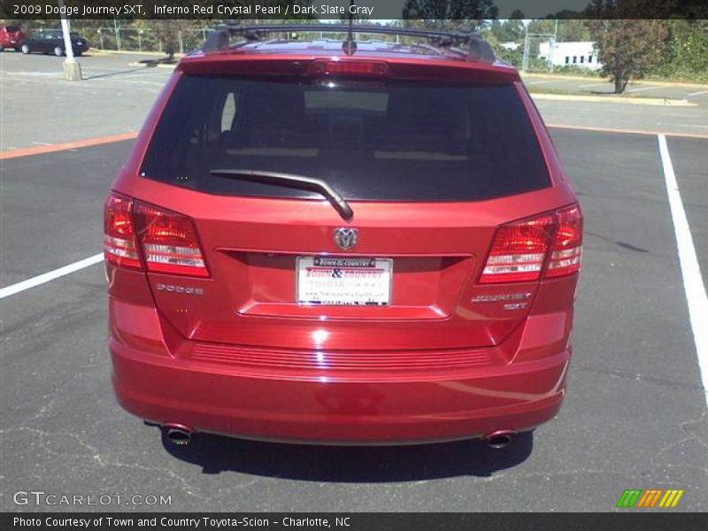 Inferno Red Crystal Pearl / Dark Slate Gray 2009 Dodge Journey SXT