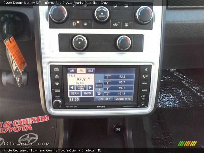 Inferno Red Crystal Pearl / Dark Slate Gray 2009 Dodge Journey SXT