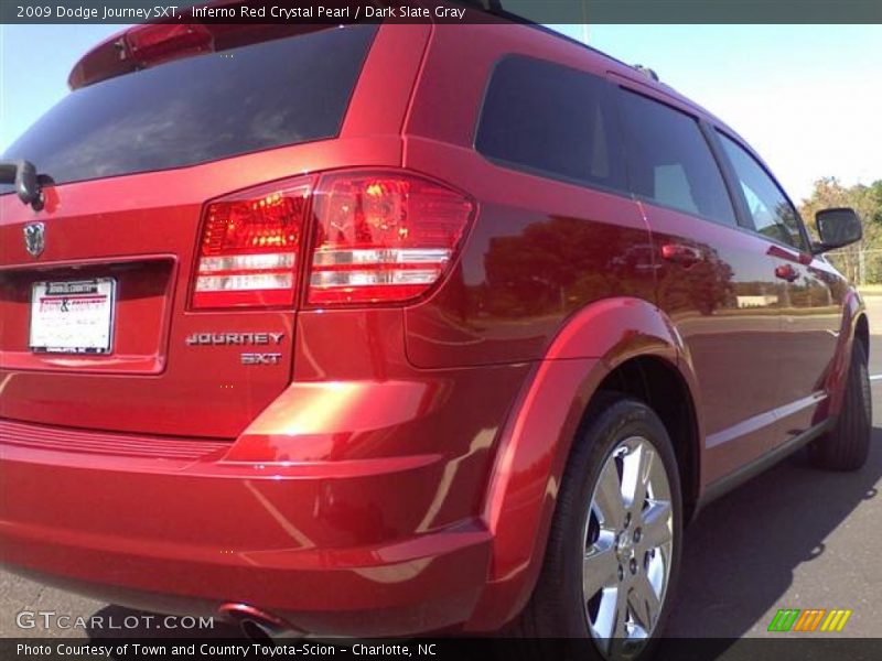 Inferno Red Crystal Pearl / Dark Slate Gray 2009 Dodge Journey SXT