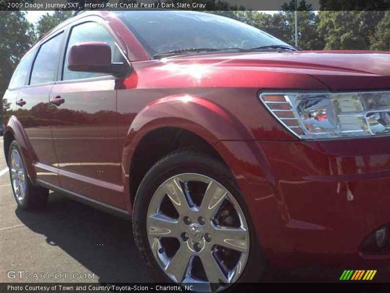 Inferno Red Crystal Pearl / Dark Slate Gray 2009 Dodge Journey SXT