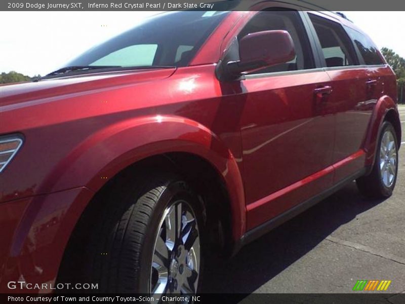 Inferno Red Crystal Pearl / Dark Slate Gray 2009 Dodge Journey SXT