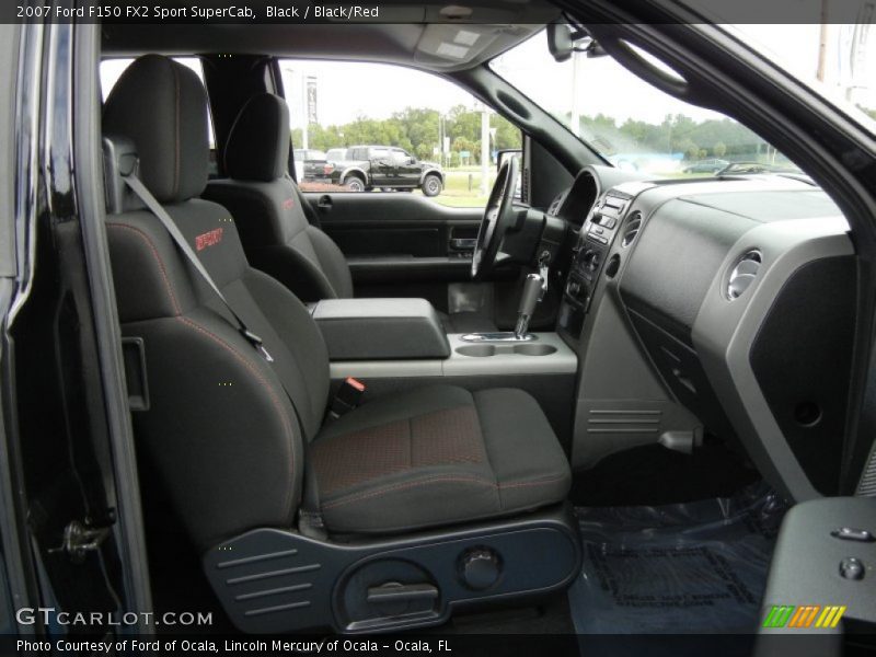  2007 F150 FX2 Sport SuperCab Black/Red Interior