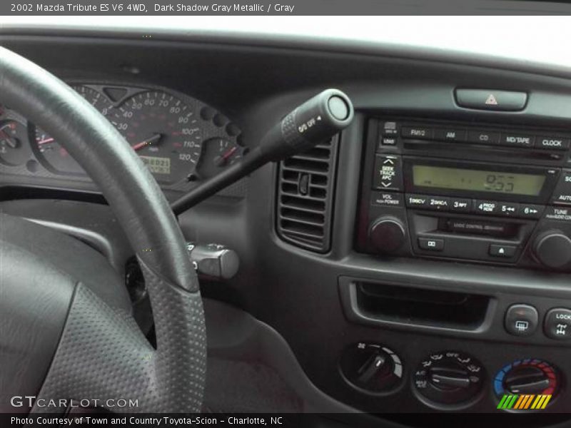 Dark Shadow Gray Metallic / Gray 2002 Mazda Tribute ES V6 4WD