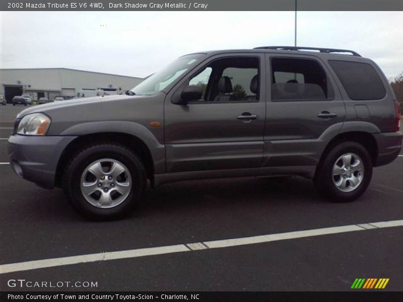 Dark Shadow Gray Metallic / Gray 2002 Mazda Tribute ES V6 4WD