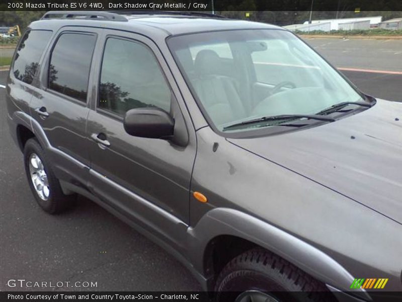 Dark Shadow Gray Metallic / Gray 2002 Mazda Tribute ES V6 4WD