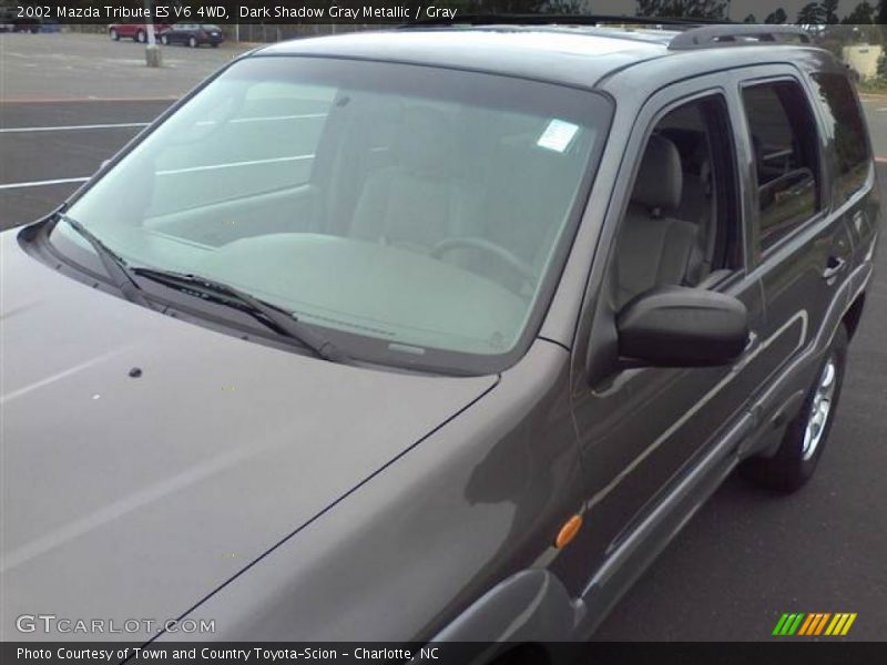 Dark Shadow Gray Metallic / Gray 2002 Mazda Tribute ES V6 4WD