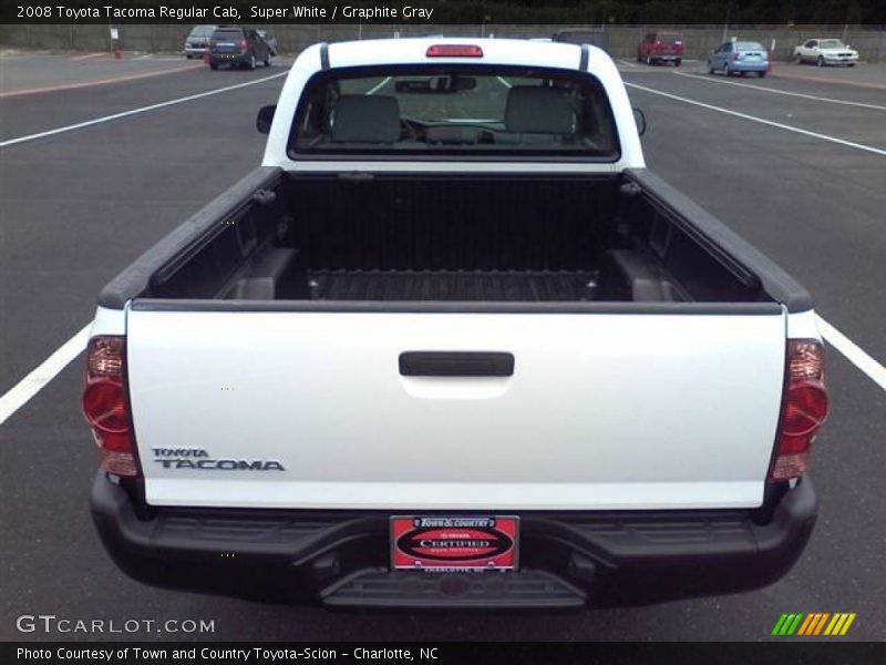 Super White / Graphite Gray 2008 Toyota Tacoma Regular Cab