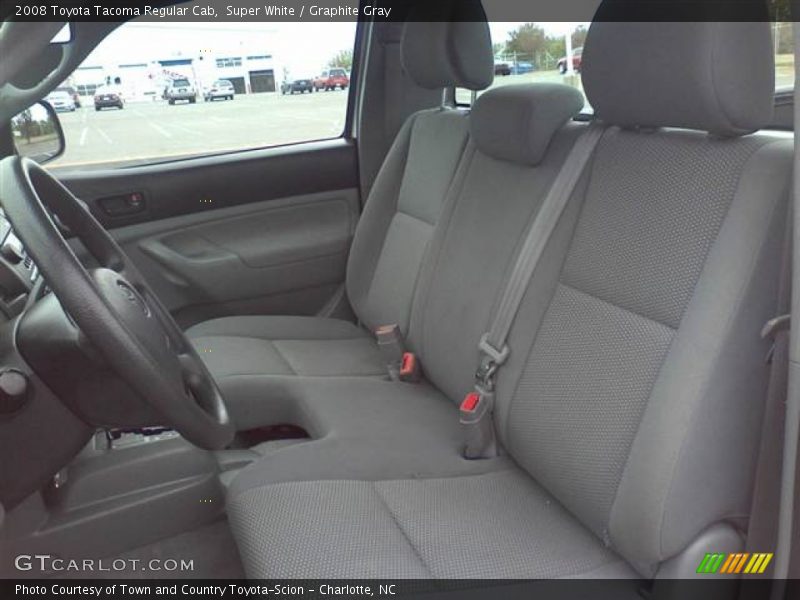 Super White / Graphite Gray 2008 Toyota Tacoma Regular Cab