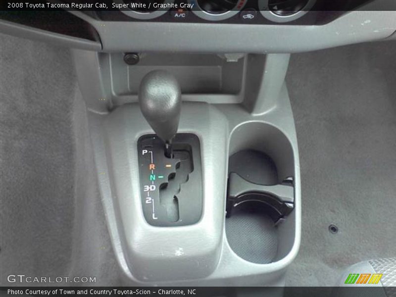Super White / Graphite Gray 2008 Toyota Tacoma Regular Cab