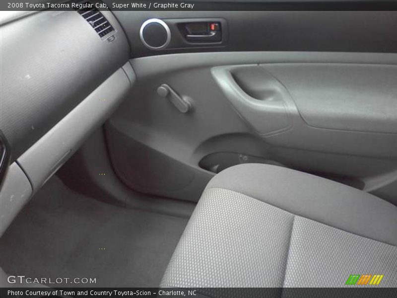 Super White / Graphite Gray 2008 Toyota Tacoma Regular Cab