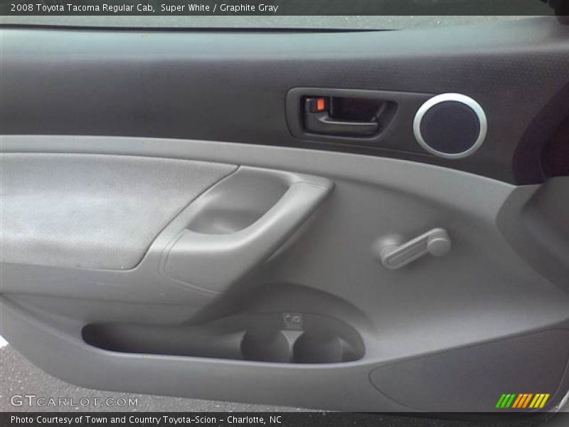 Super White / Graphite Gray 2008 Toyota Tacoma Regular Cab