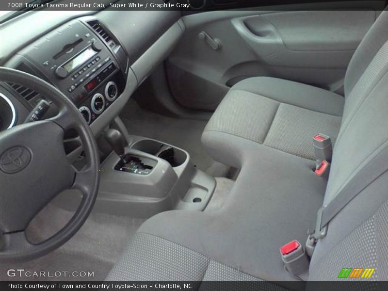 Super White / Graphite Gray 2008 Toyota Tacoma Regular Cab