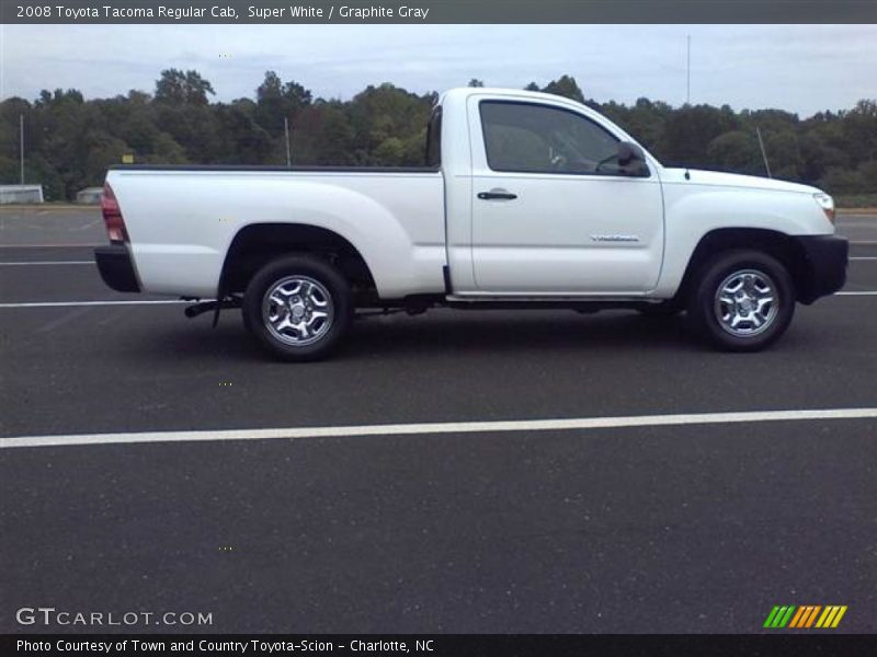 Super White / Graphite Gray 2008 Toyota Tacoma Regular Cab