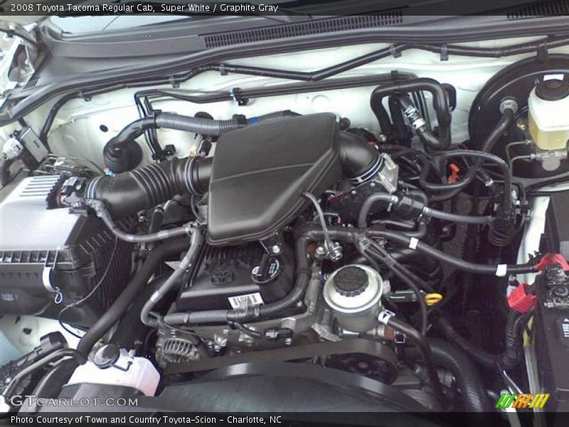 Super White / Graphite Gray 2008 Toyota Tacoma Regular Cab