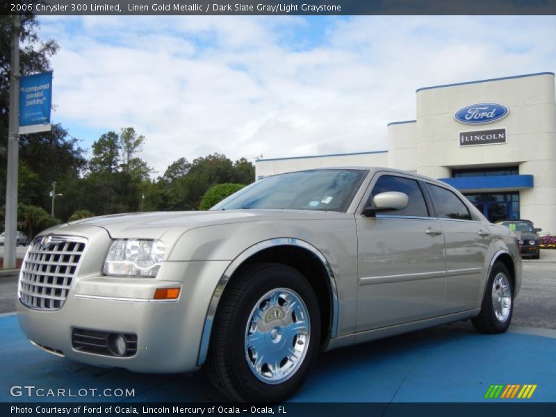 Linen Gold Metallic / Dark Slate Gray/Light Graystone 2006 Chrysler 300 Limited