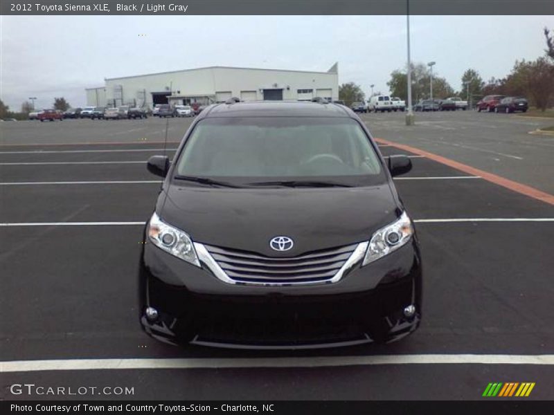 Black / Light Gray 2012 Toyota Sienna XLE