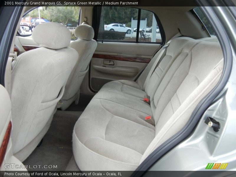 Spruce Green Metallic / Medium Parchment 2001 Mercury Grand Marquis GS