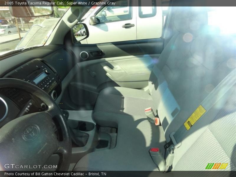 Super White / Graphite Gray 2005 Toyota Tacoma Regular Cab