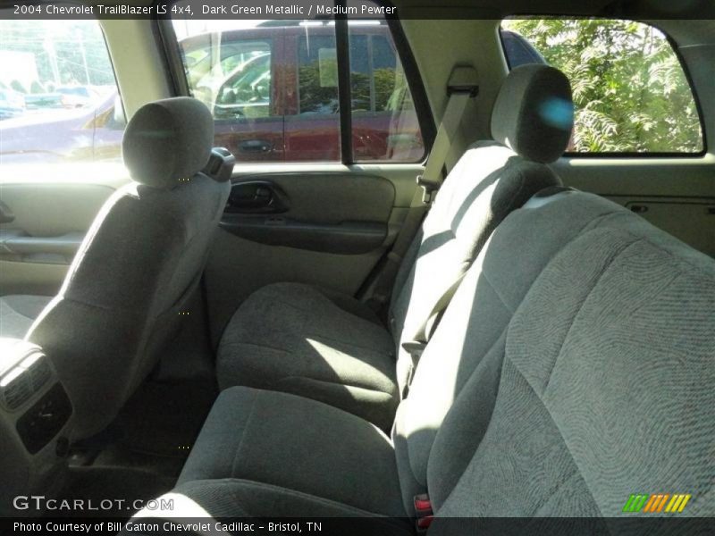 Dark Green Metallic / Medium Pewter 2004 Chevrolet TrailBlazer LS 4x4