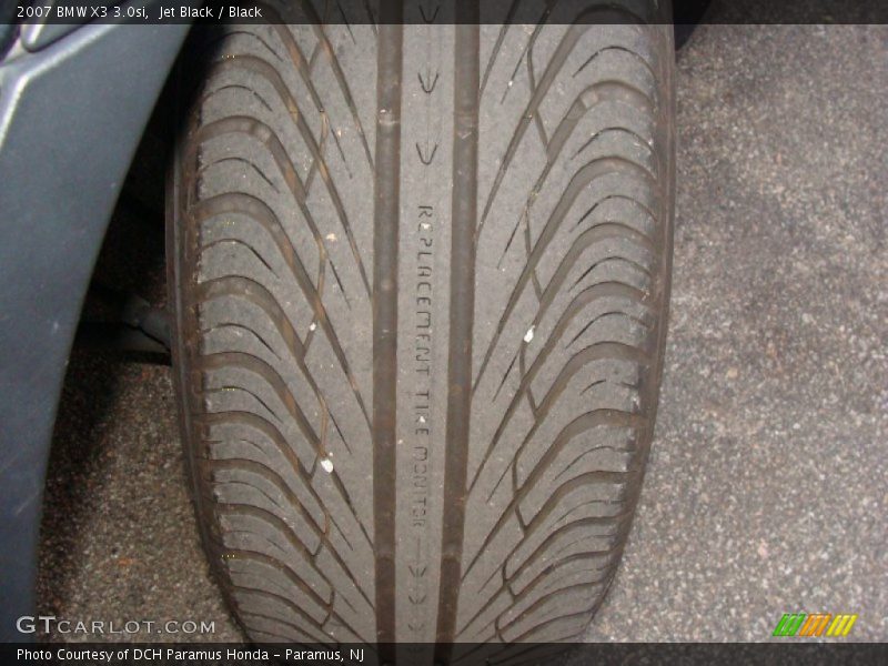 Jet Black / Black 2007 BMW X3 3.0si