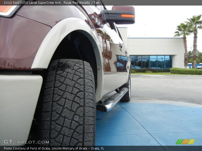 Royal Red Metallic / Tan 2010 Ford F150 Lariat SuperCrew 4x4