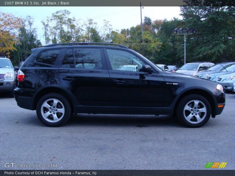 Jet Black / Black 2007 BMW X3 3.0si