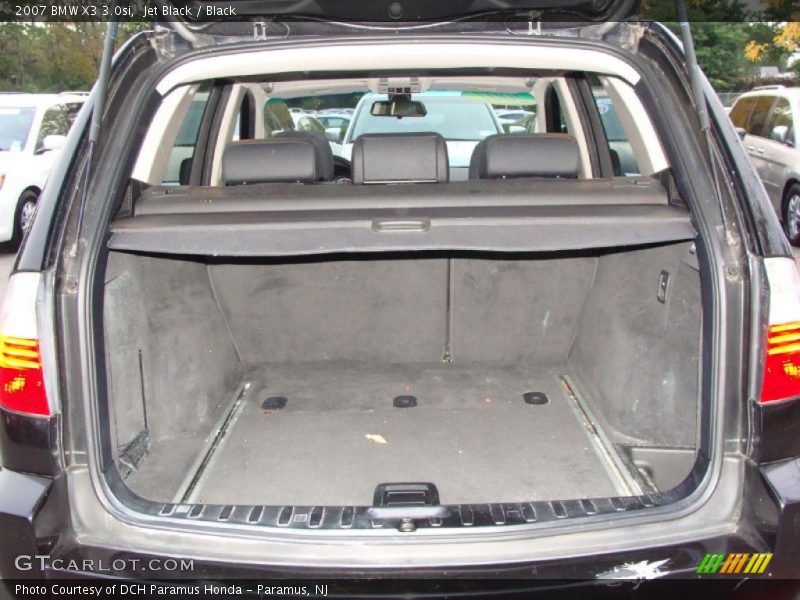 Jet Black / Black 2007 BMW X3 3.0si