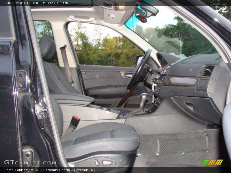 Jet Black / Black 2007 BMW X3 3.0si
