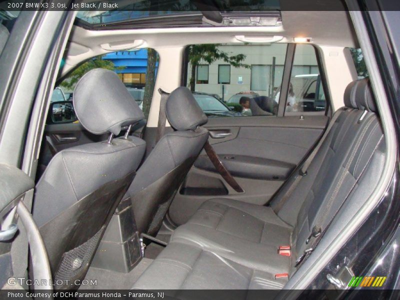 Jet Black / Black 2007 BMW X3 3.0si
