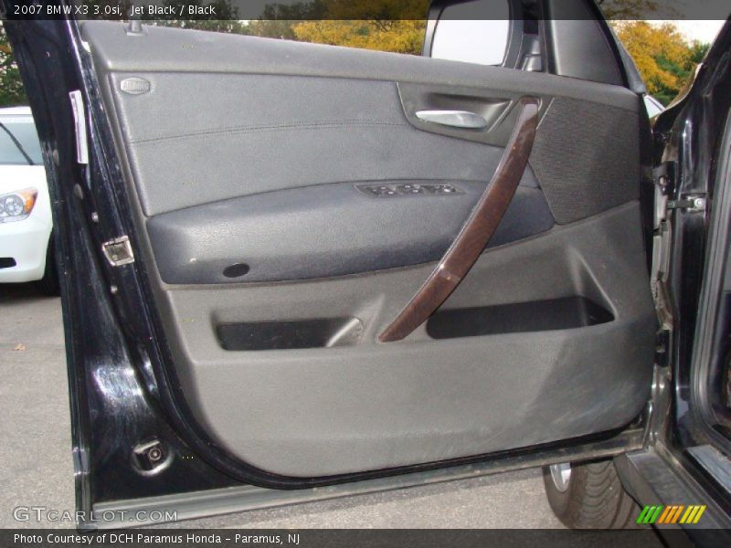 Jet Black / Black 2007 BMW X3 3.0si