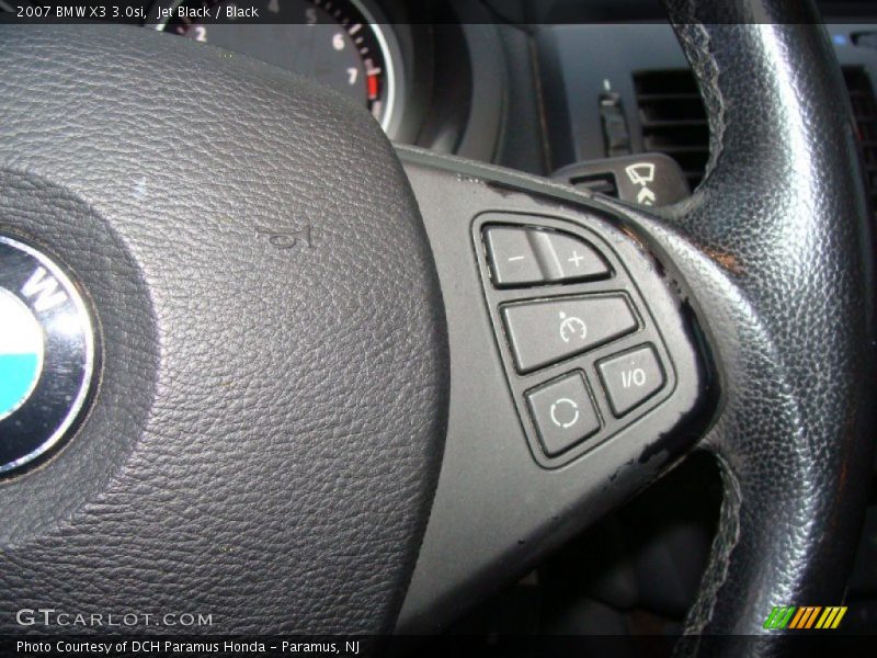 Jet Black / Black 2007 BMW X3 3.0si