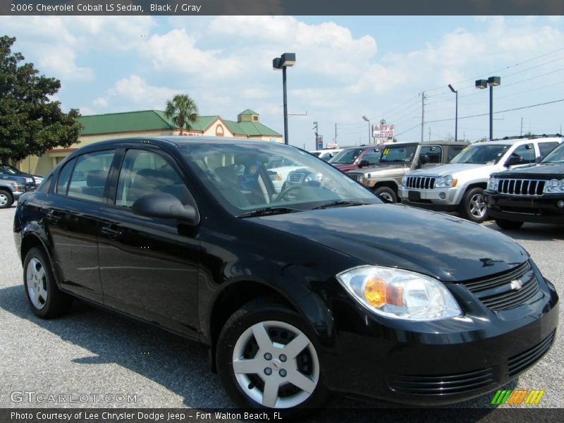 Black / Gray 2006 Chevrolet Cobalt LS Sedan