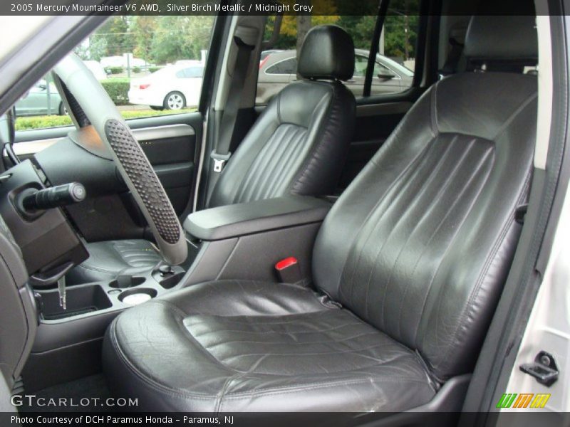 Silver Birch Metallic / Midnight Grey 2005 Mercury Mountaineer V6 AWD