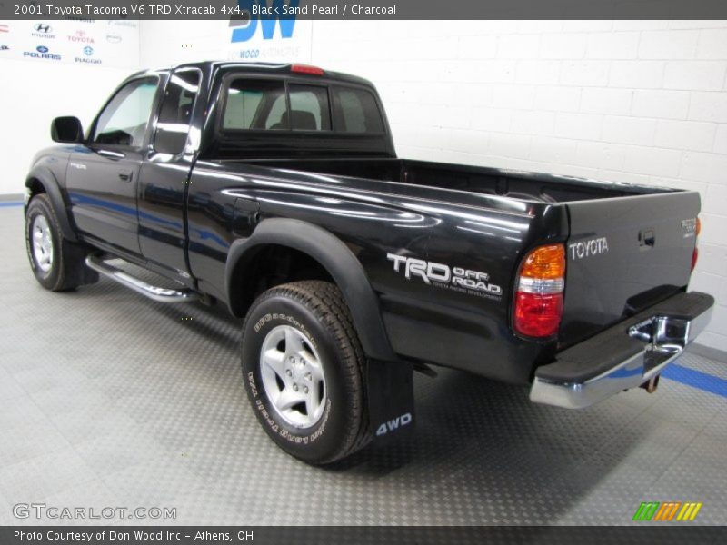 Black Sand Pearl / Charcoal 2001 Toyota Tacoma V6 TRD Xtracab 4x4